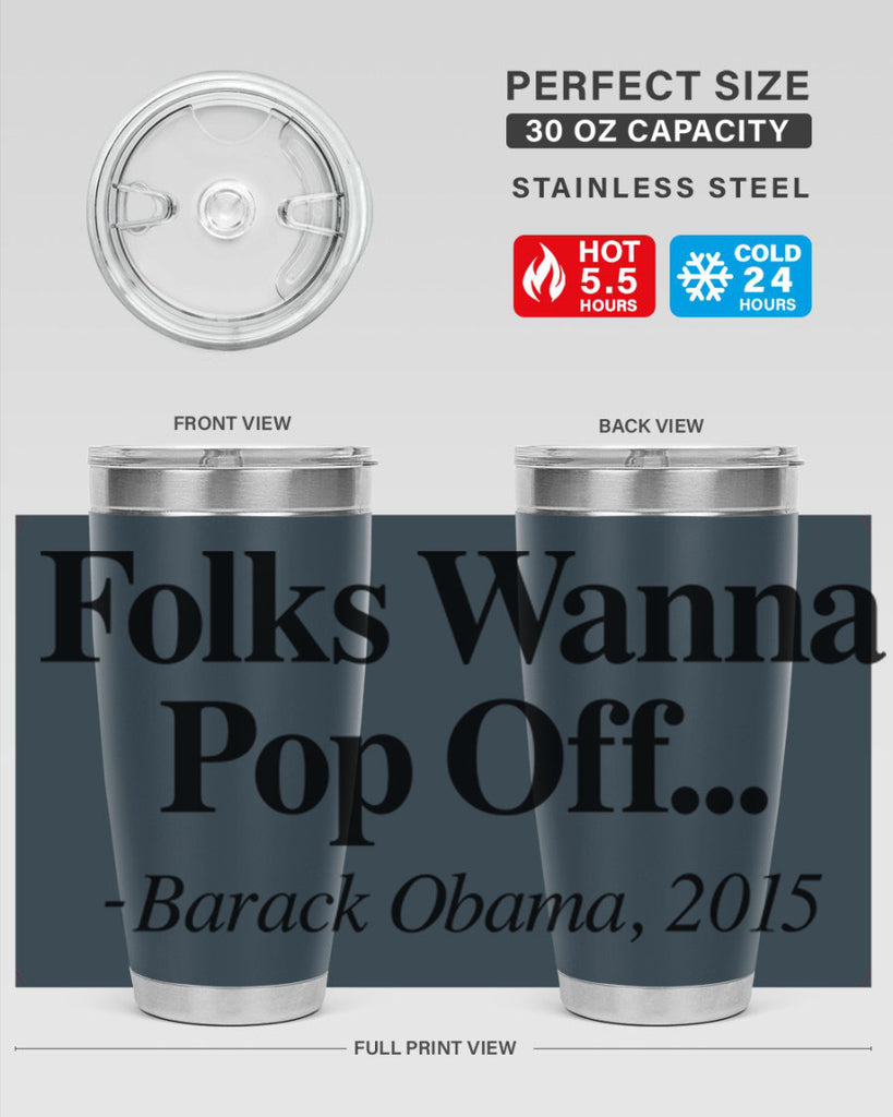 folks wanna pop off 151#- black words phrases- Cotton Tank
