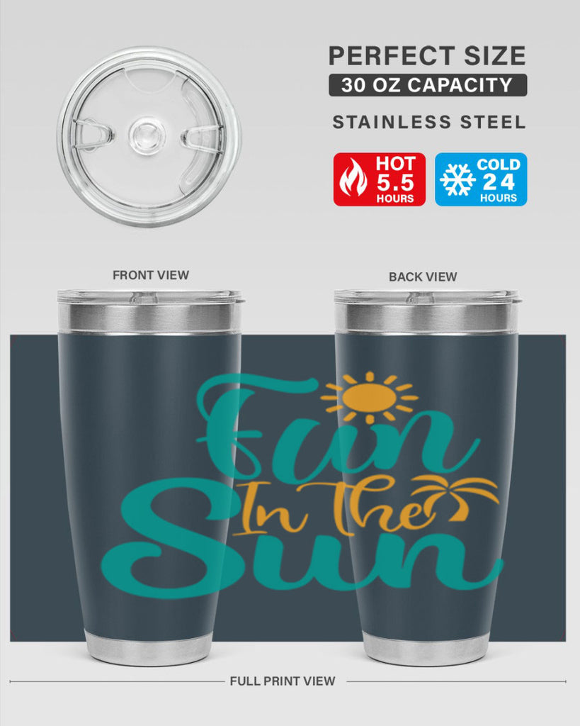fun in the sun Style 104#- summer- Tumbler