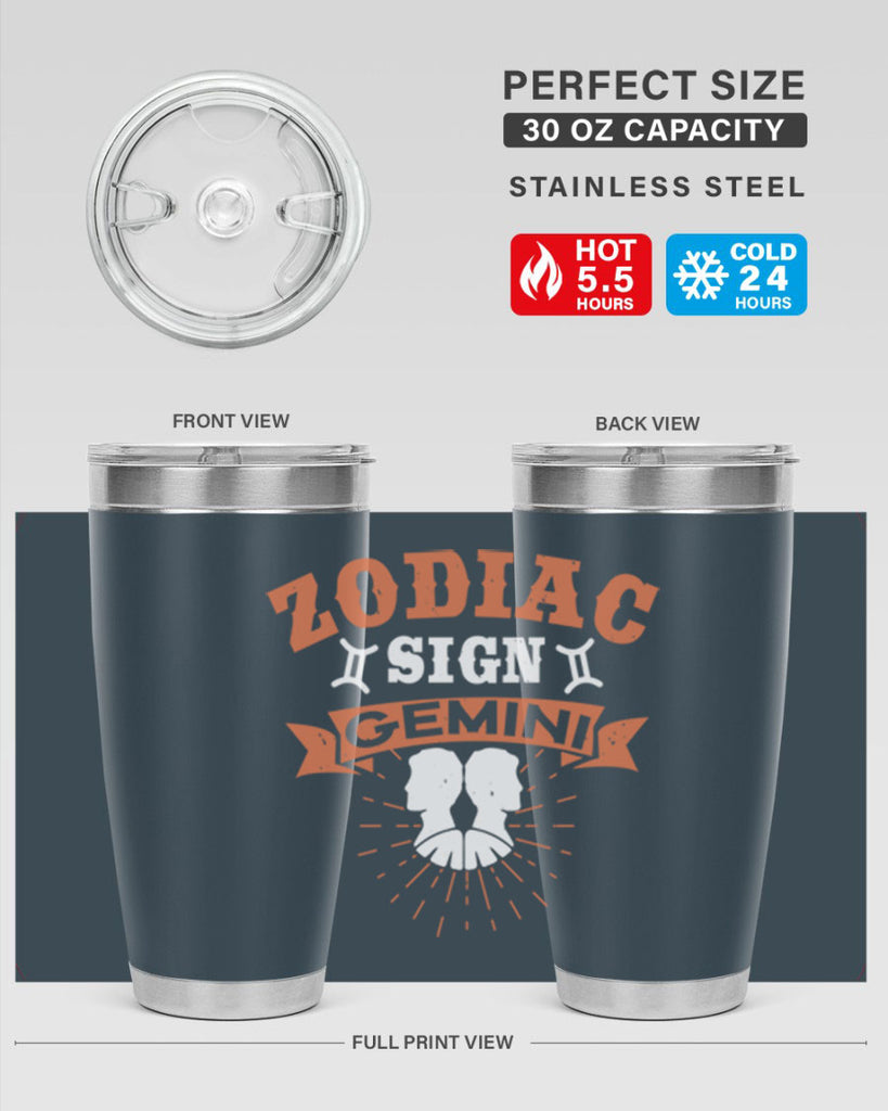 gemini 246#- zodiac- Tumbler