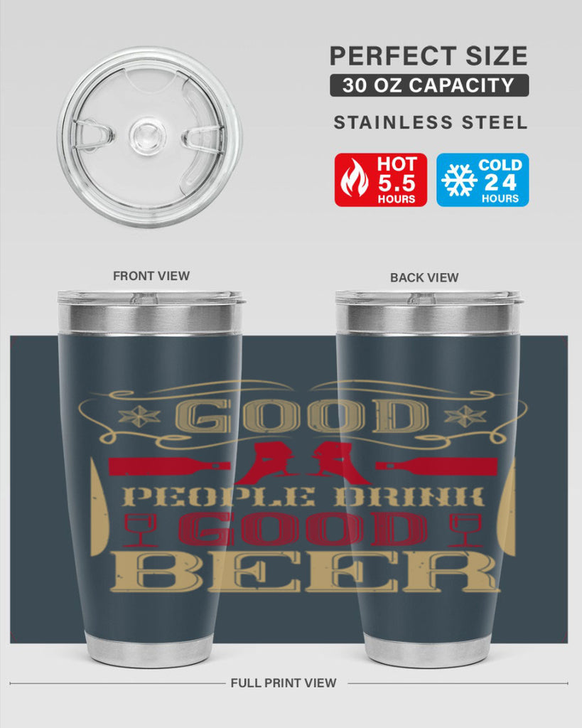 good people drink good beer 54#- drinking- Tumbler