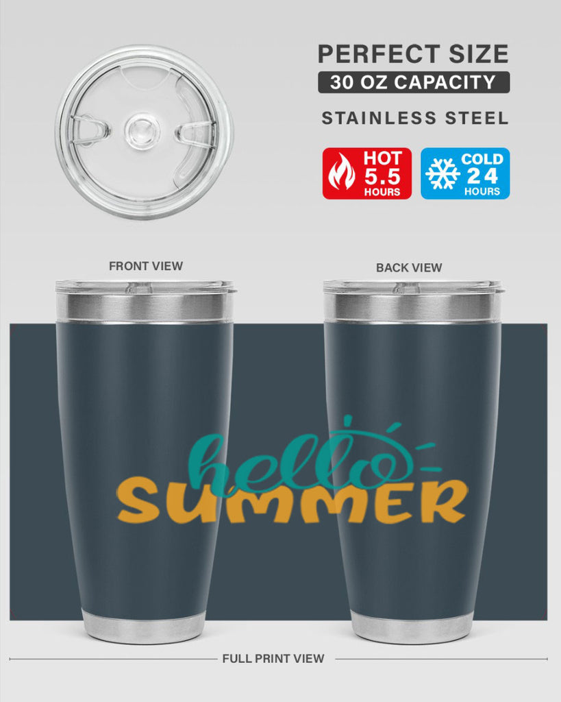 hello summer Style 97#- summer- Tumbler