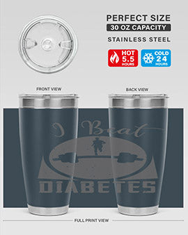i beat diabetes Style 33#- diabetes- Tumbler