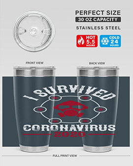 i survived coronavirus Style 32#- corona virus- Tumbler