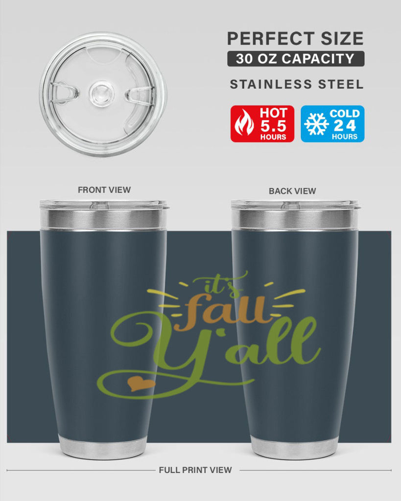 its fall yall 53#- thanksgiving- Tumbler
