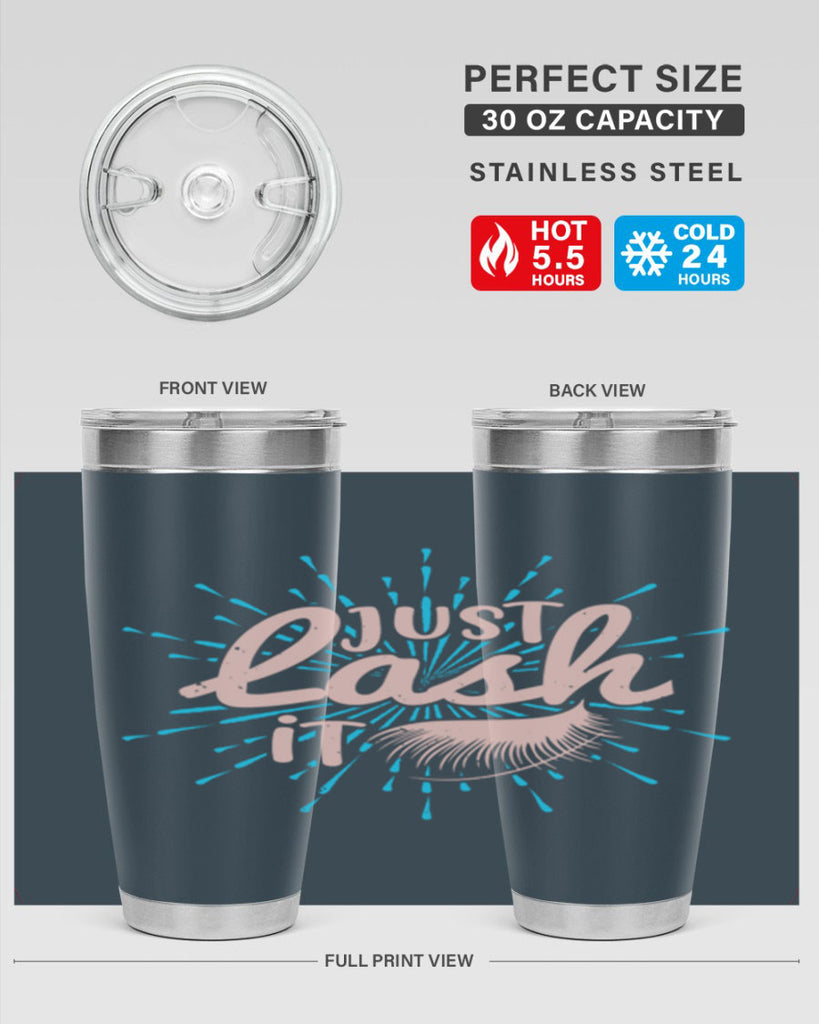 just lash it Style 199#- make up- Tumbler