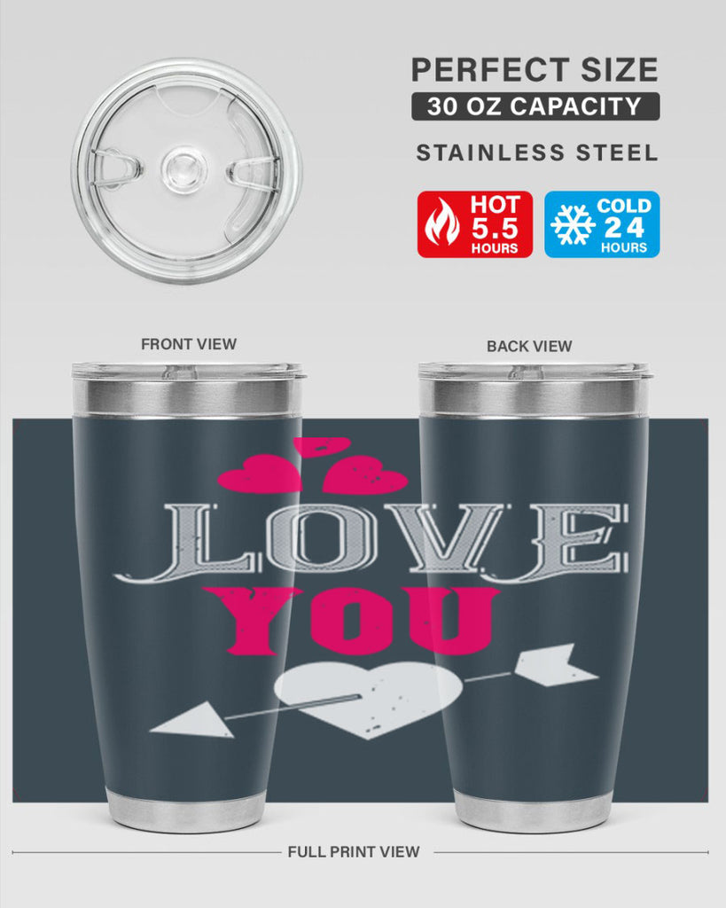 love you 42#- valentines day- Tumbler