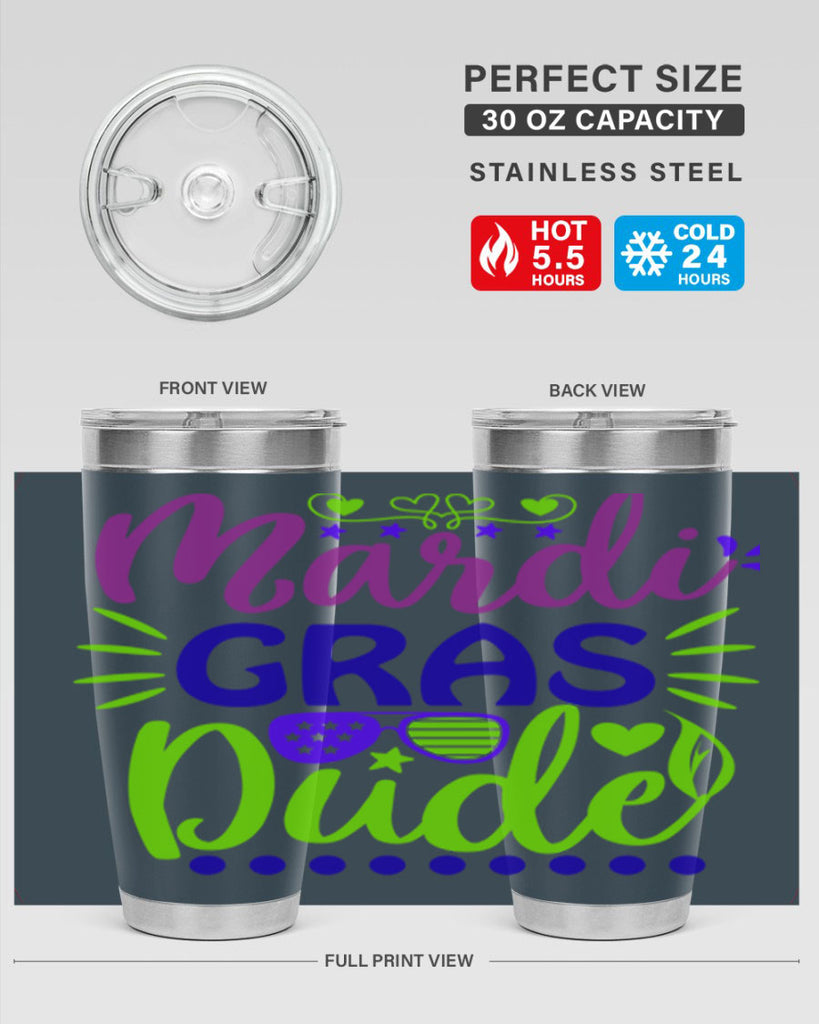 mardi gras dude 9#- mardi gras- Tumbler