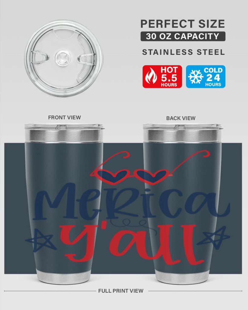 merica y all Style 82#- Fourt Of July- Tumbler