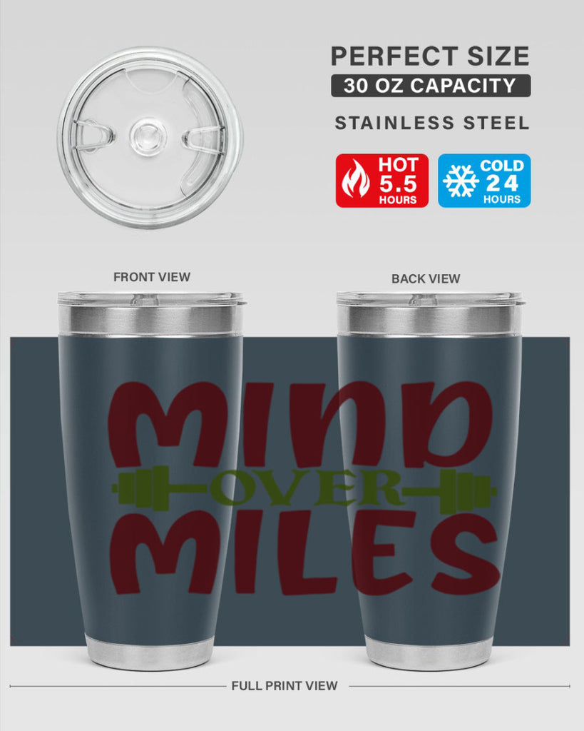 mind over miles 29#- gym- Tumbler