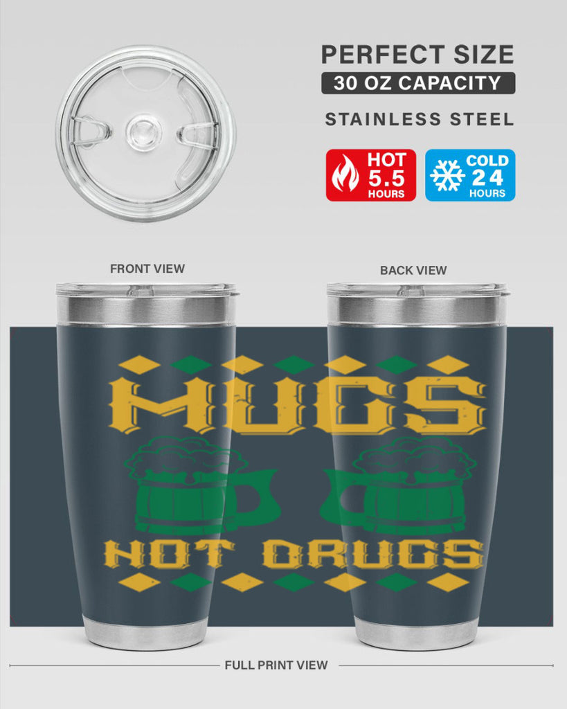 mugs not drugs 59#- beer- Tumbler