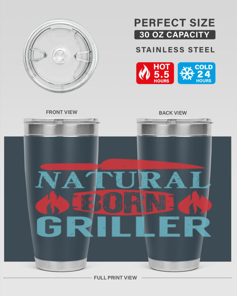 natural born griller 19#- bbq- Tumbler