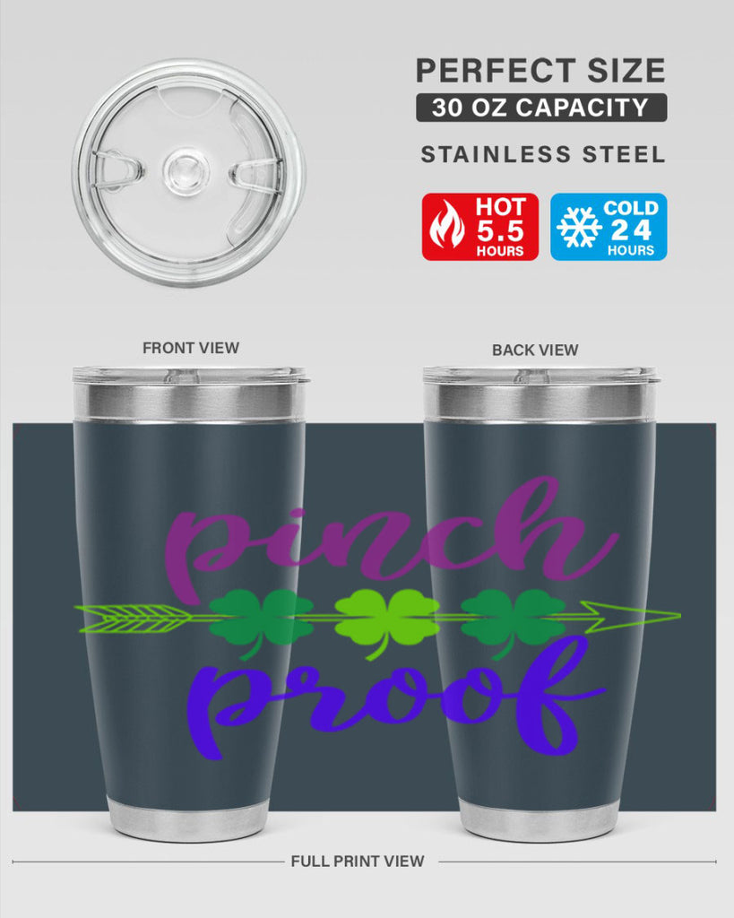 pinch proof 3#- mardi gras- Tumbler