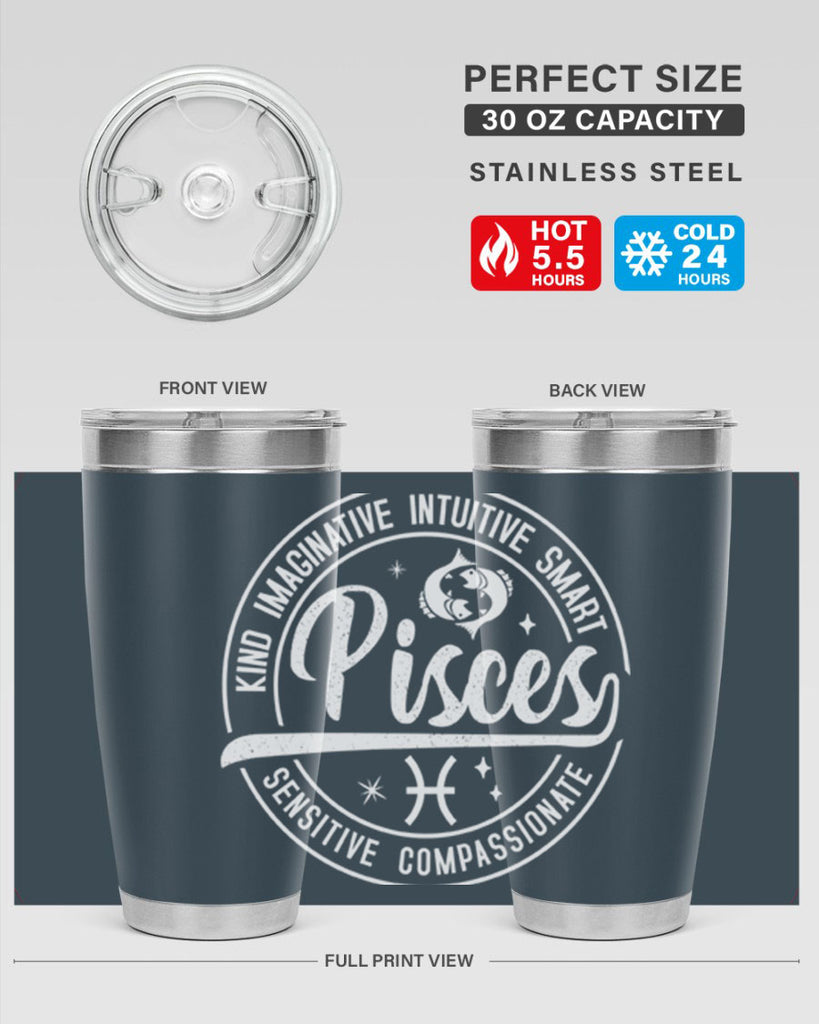 pisces 374#- zodiac- Tumbler