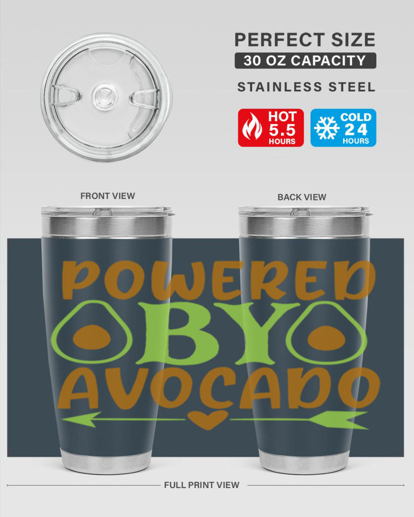 powered by avocado 3#- avocado- Tumbler