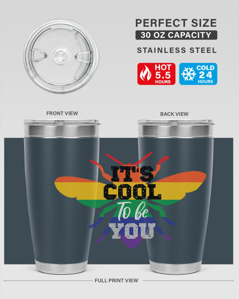 pride bee cool 70#- lgbt- Tumbler