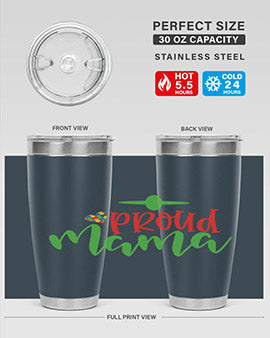 proud mama Style 38#- autism- Tumbler