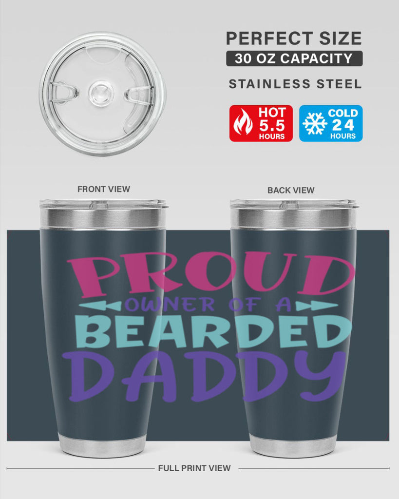 proud owner of a bearded daddy Style 202#- baby- tumbler