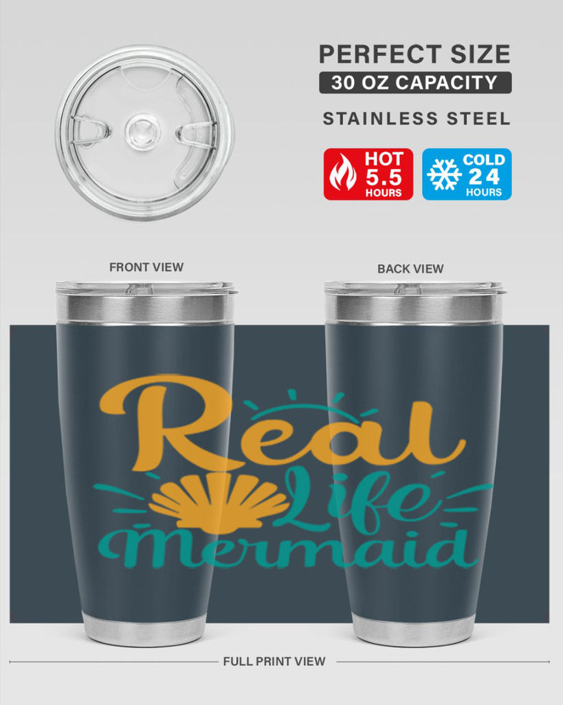 real life mermaid Style 79#- summer- Tumbler