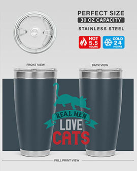 real man love cats o Style 112#- cat- Tumbler