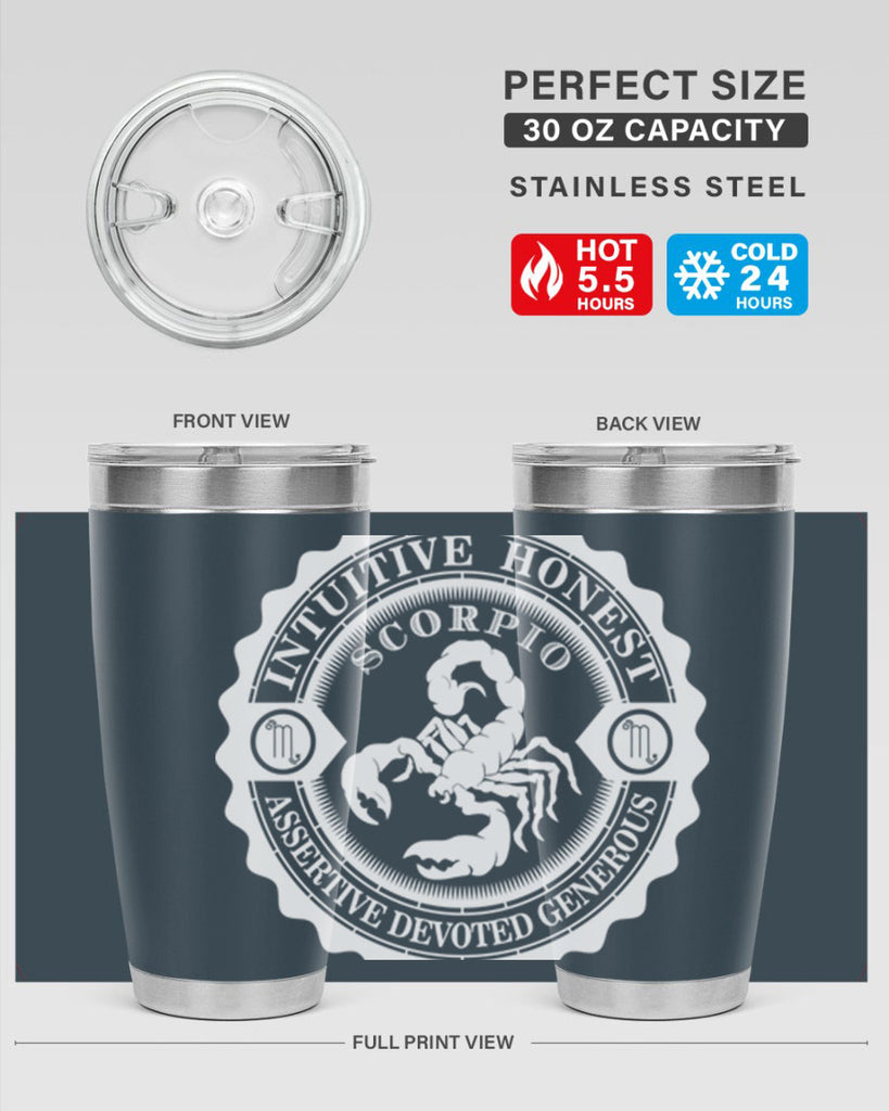 scorpio 32#- zodiac- Tumbler