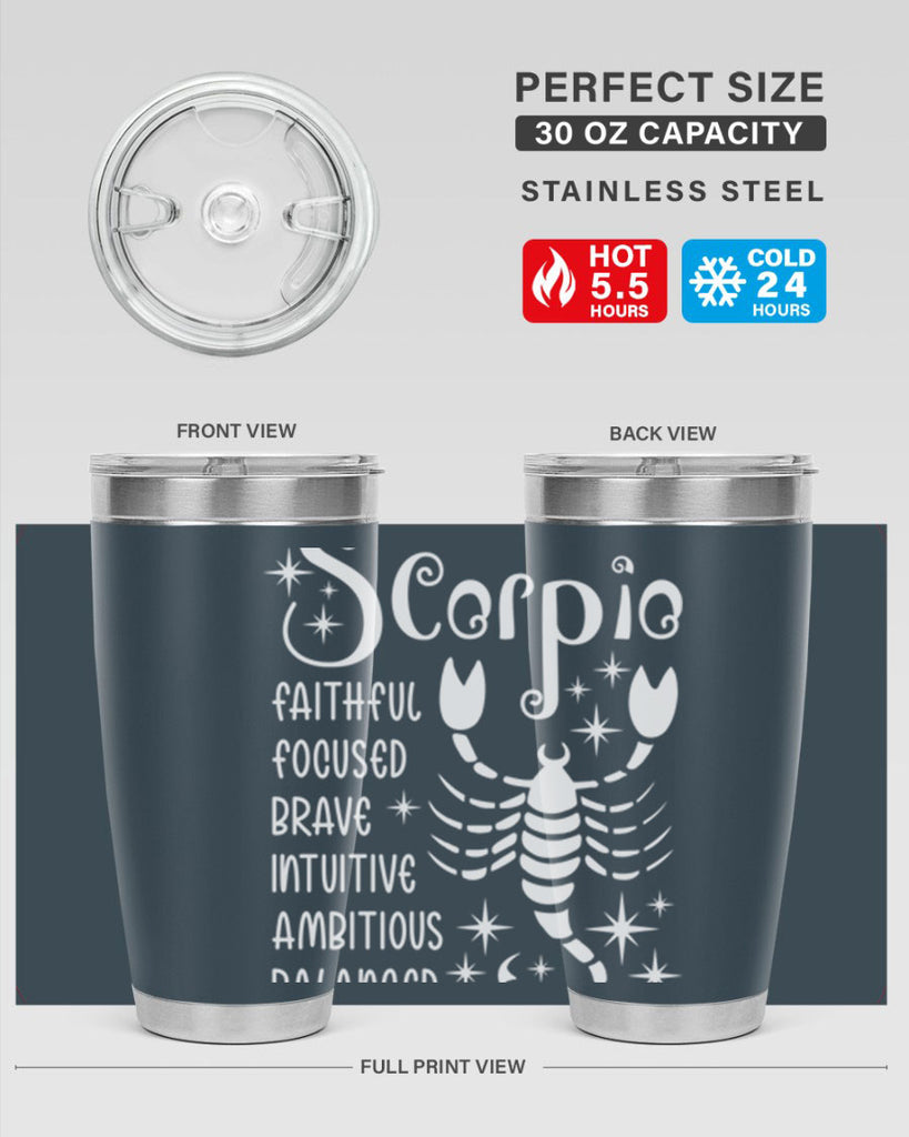 scorpio 435#- zodiac- Tumbler
