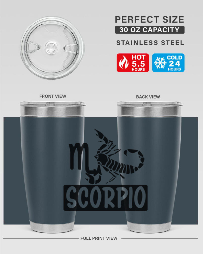 scorpio 440#- zodiac- Tumbler