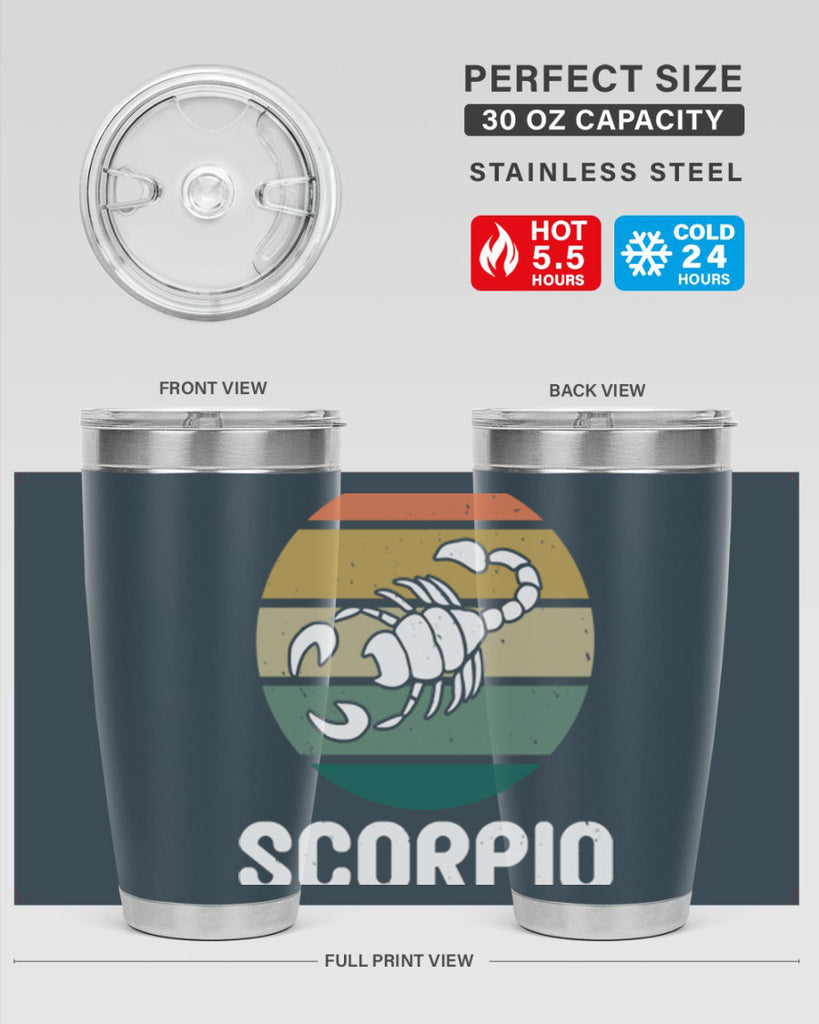 scorpio 451#- zodiac- Tumbler