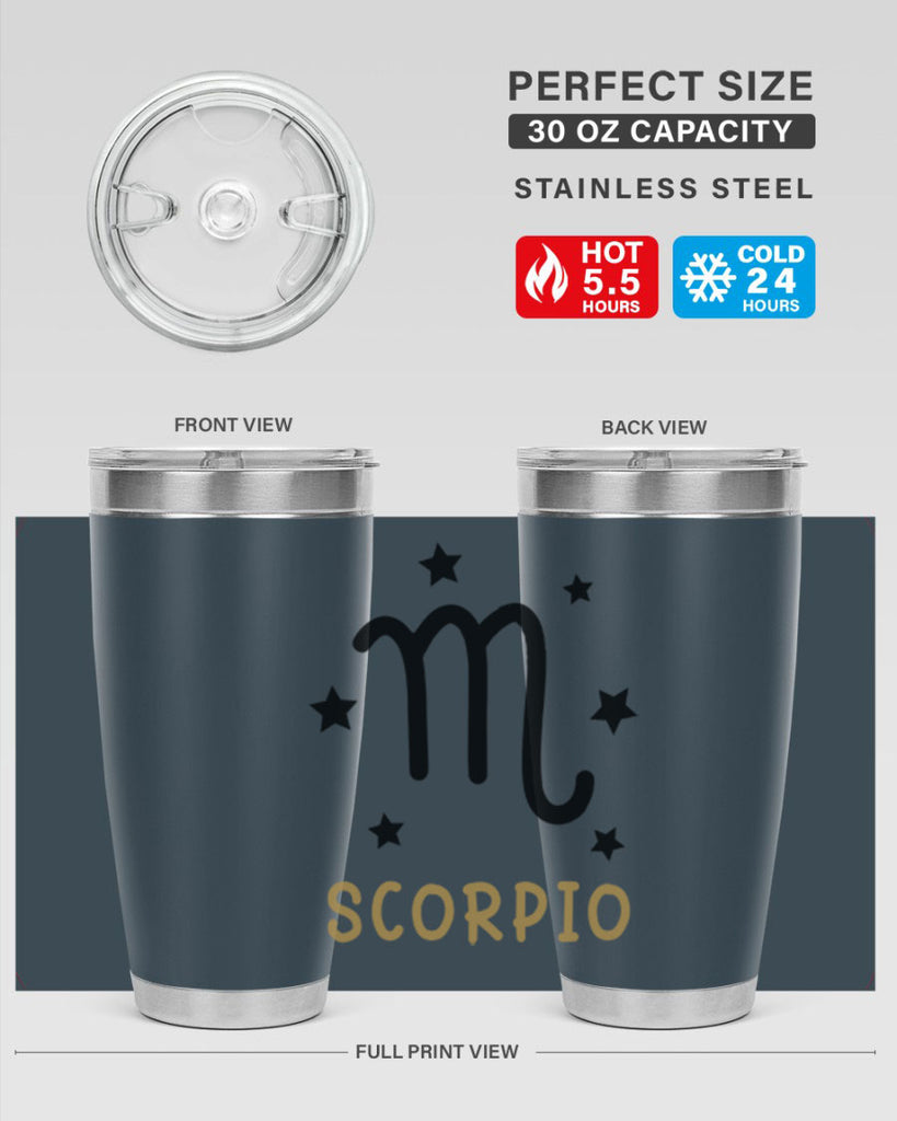 scorpio 455#- zodiac- Tumbler