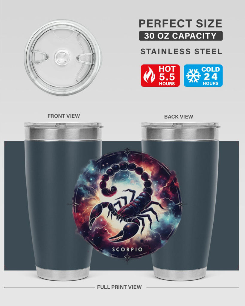 scorpio 460#- zodiac- Tumbler