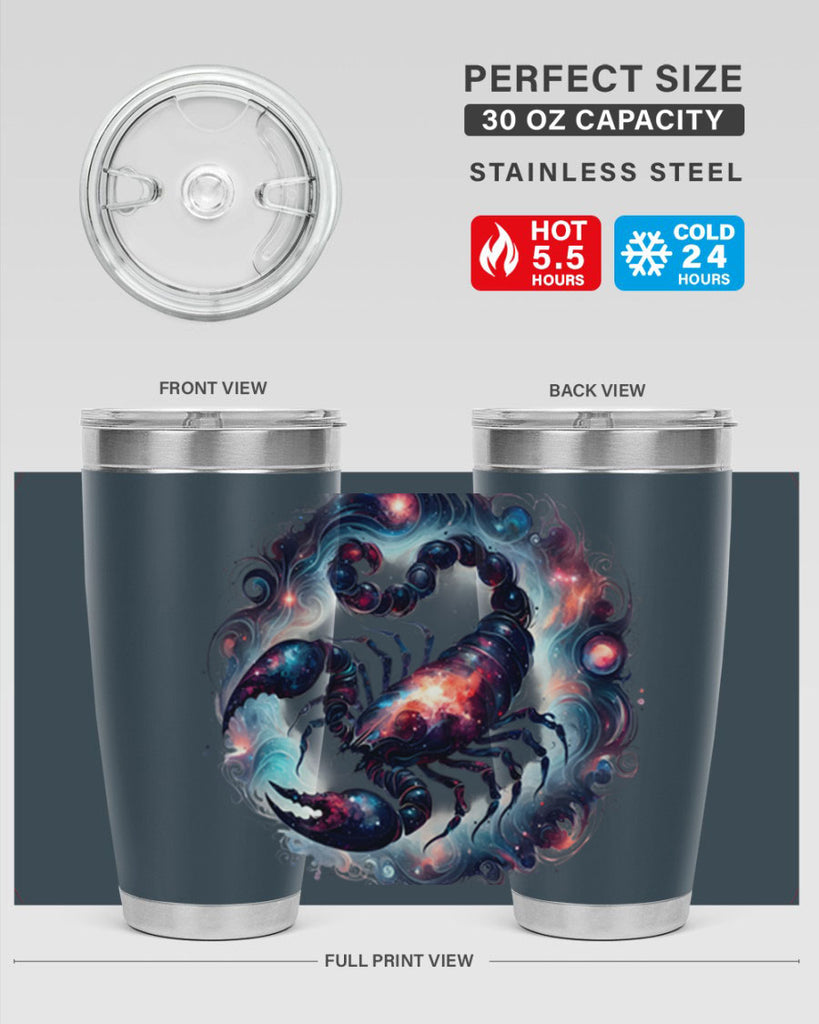 scorpio 462#- zodiac- Tumbler