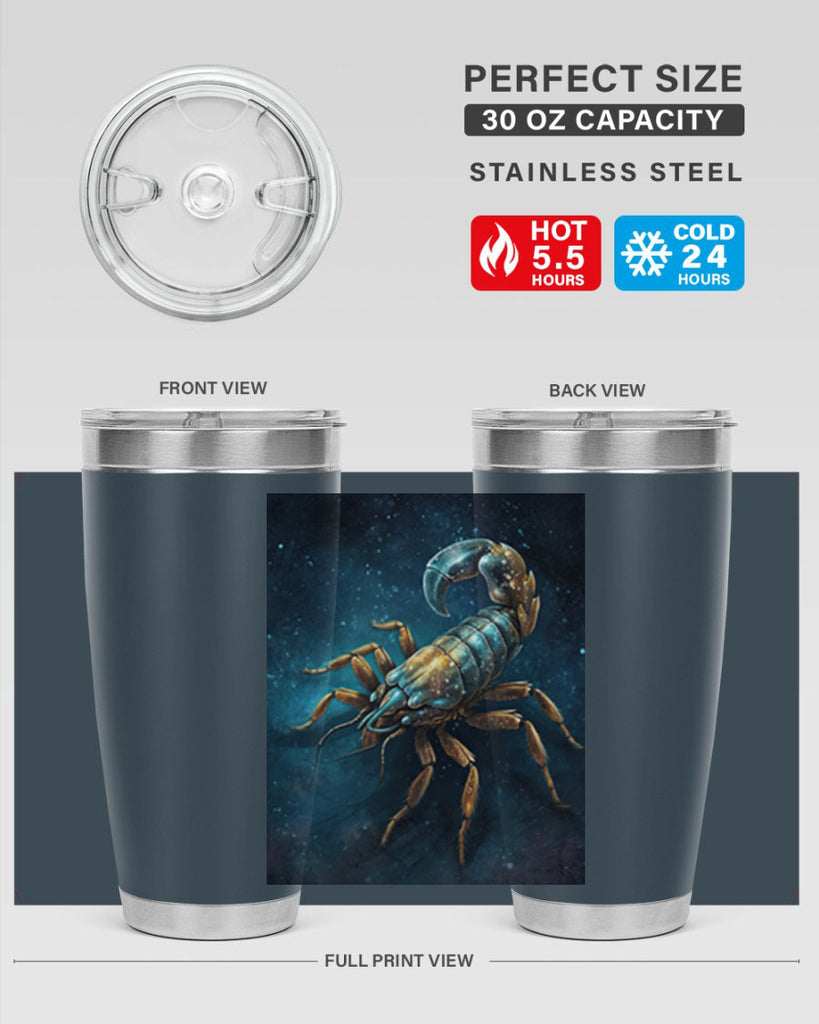 scorpio 46#- zodiac- Tumbler