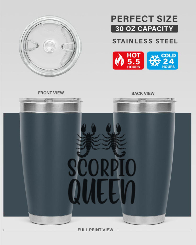 scorpio queen 446#- zodiac- Tumbler