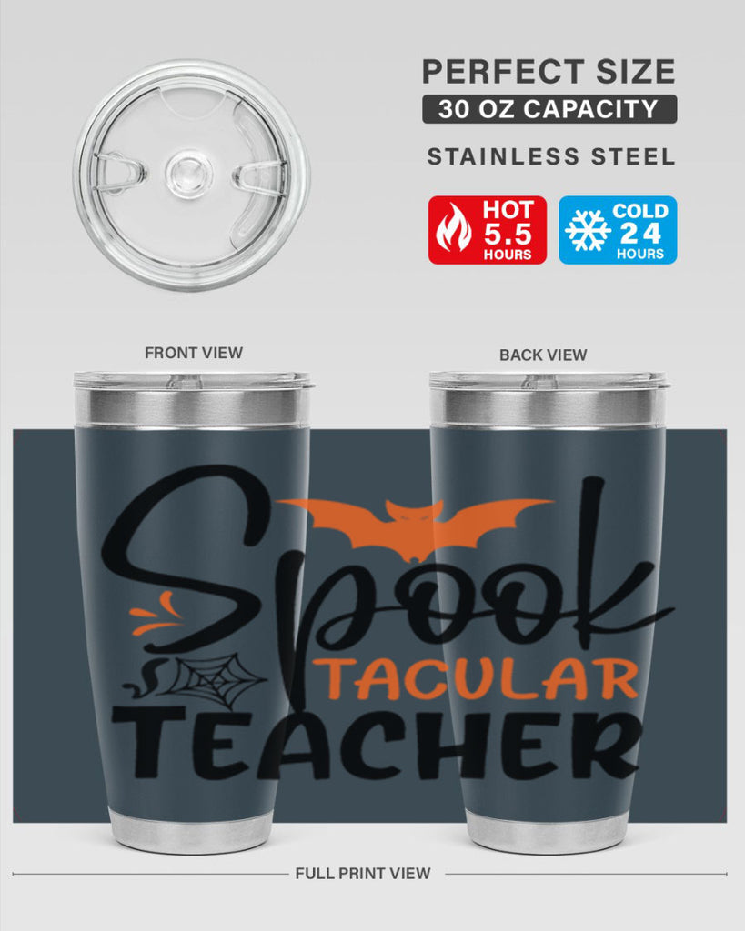 spooktacular teacher 106#- halloween- Tumbler