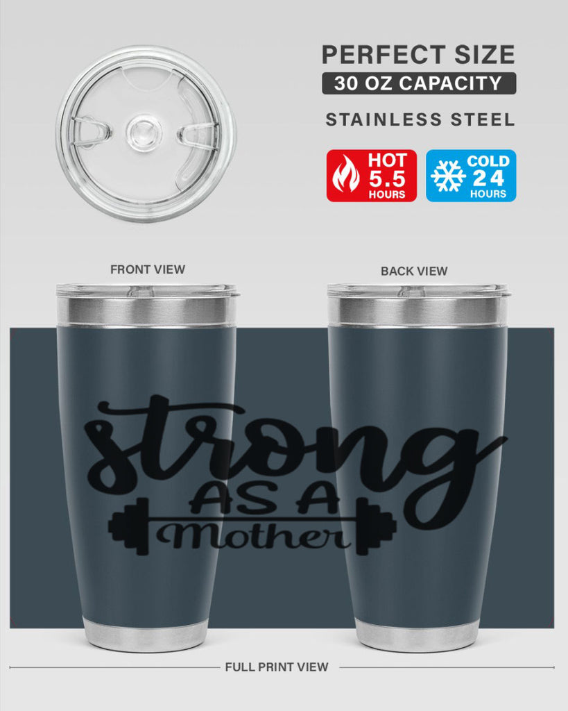 strong as a mother 13#- gym- Tumbler