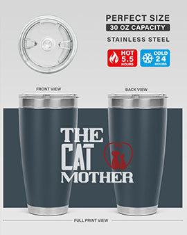 the cat mother Style 117#- cat- Tumbler