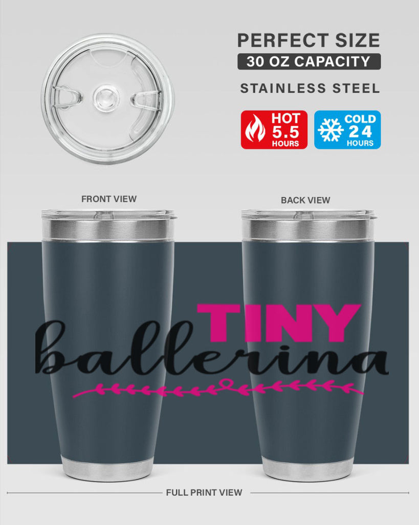 tiny ballerina 87#- ballet- Tumbler