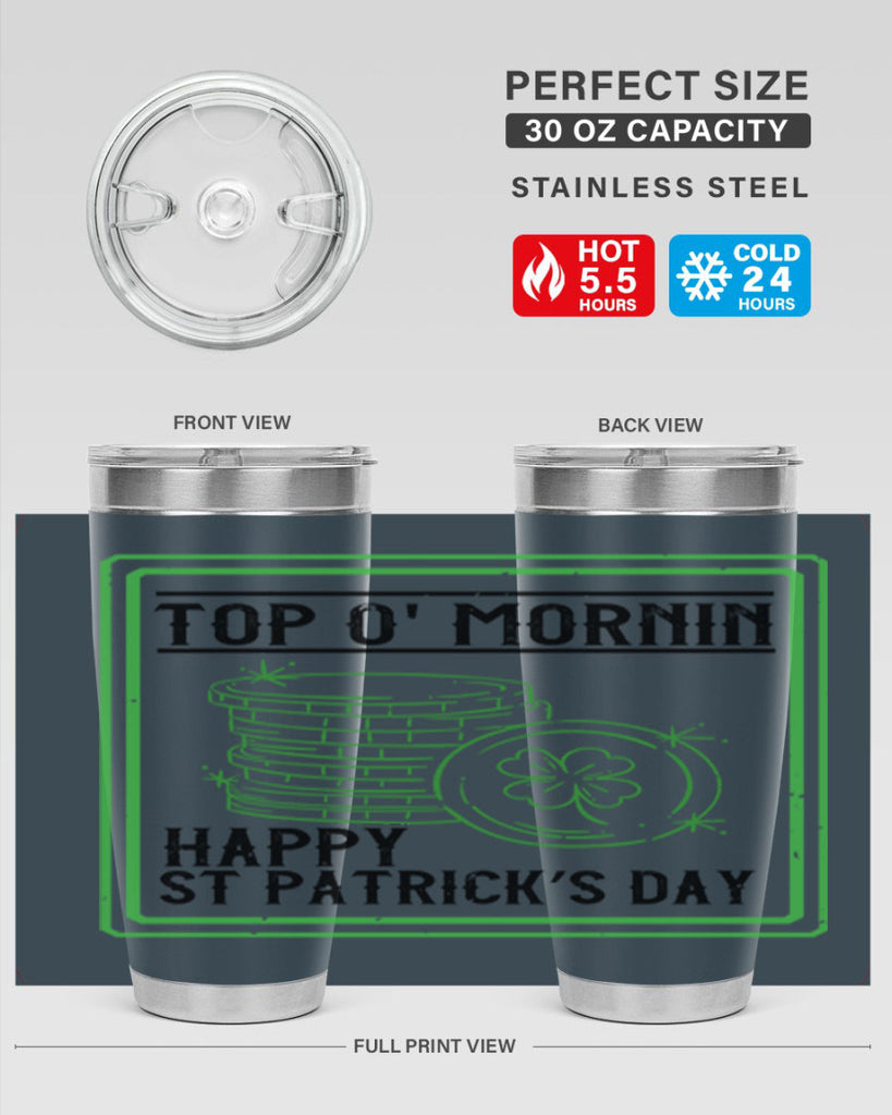 top o mornin happy st patrick’s day Style 8#- St Patricks Day- Tumbler