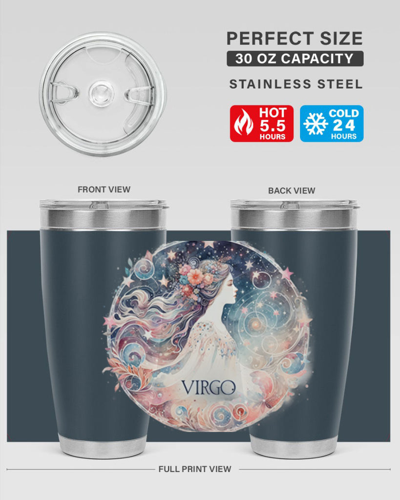 virgo 545#- zodiac- Tumbler