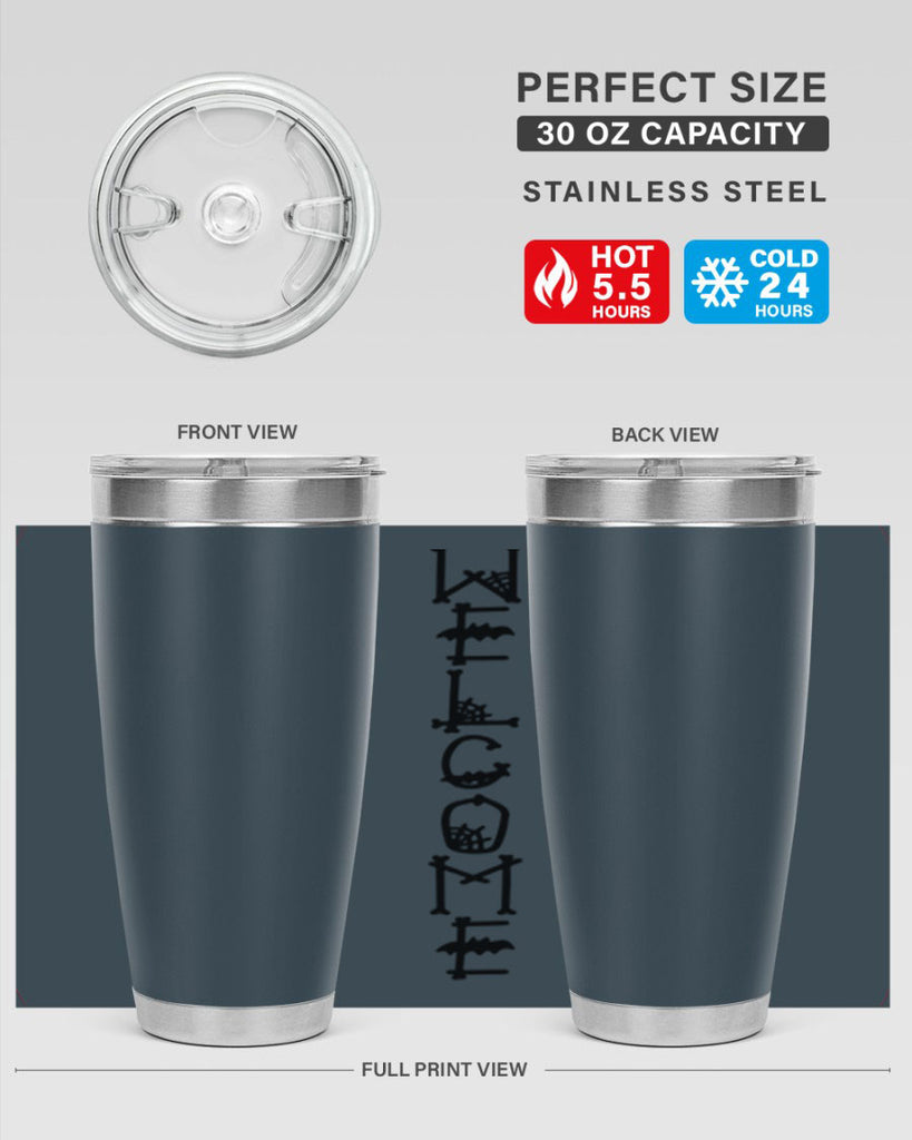 welcome 12#- halloween- Tumbler