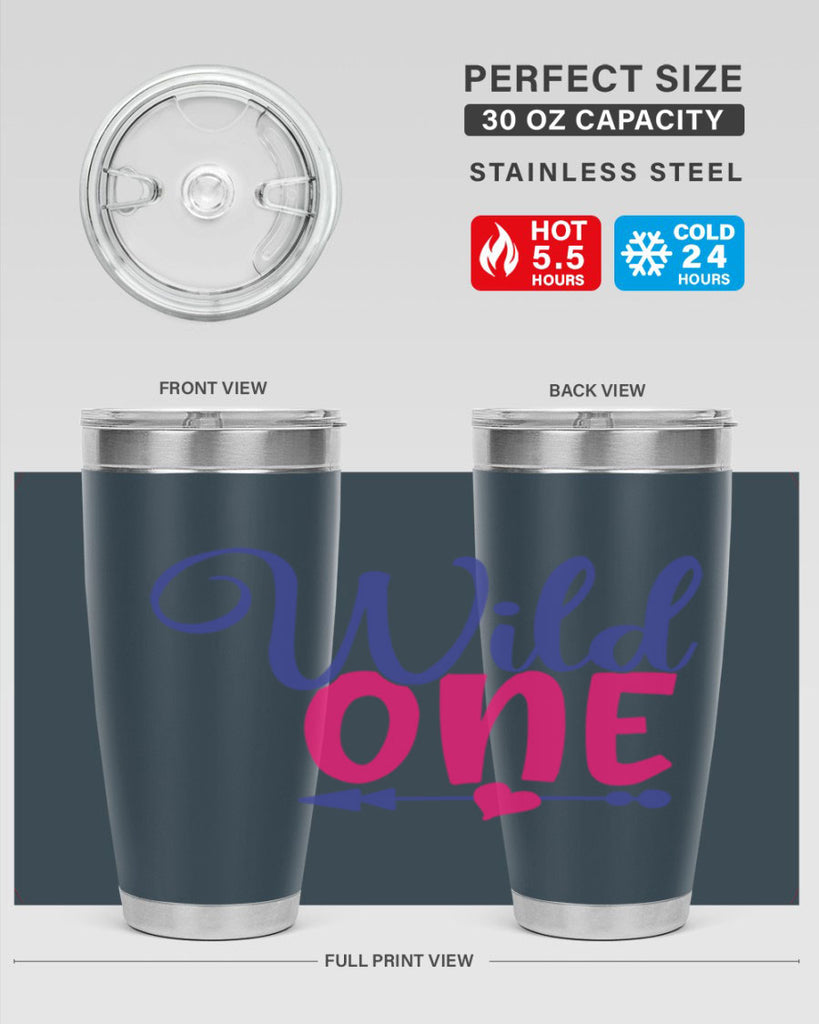 wild one 356#- mom- Tumbler