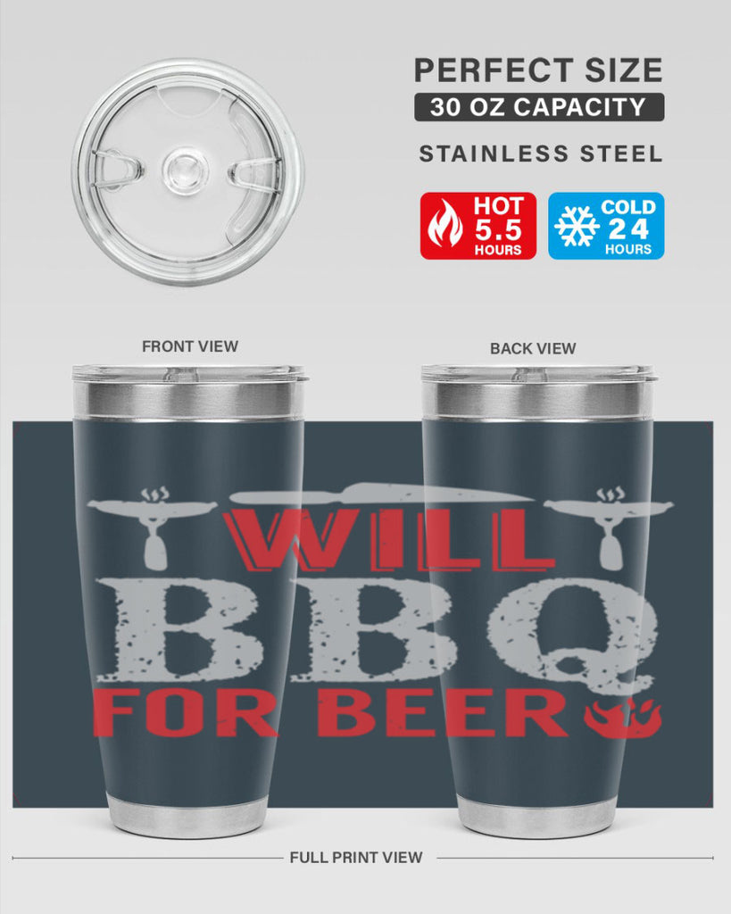 will bbq for beer 5#- bbq- Tumbler