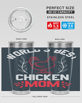 world’s best chicken mom Style 1#- chicken- Tumbler