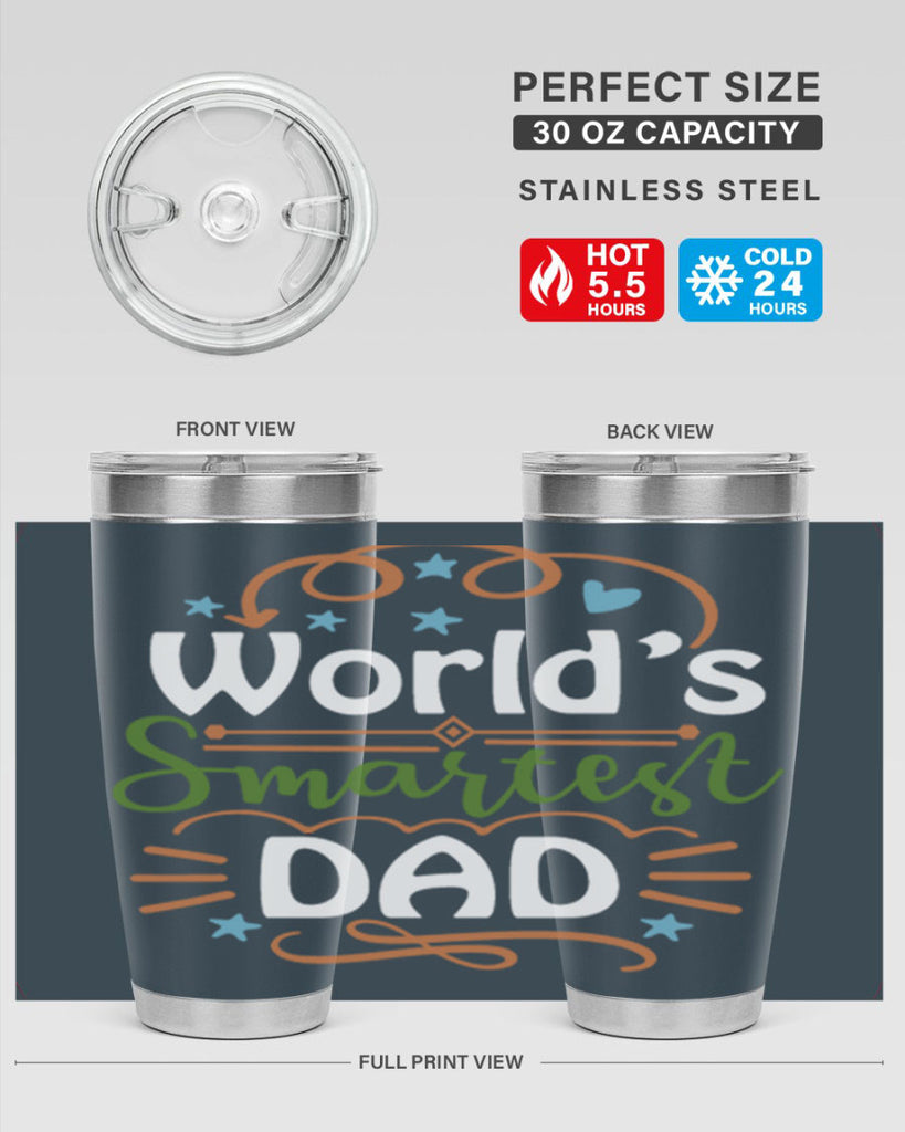 world’s smartest dad 2#- fathers day- Tumbler