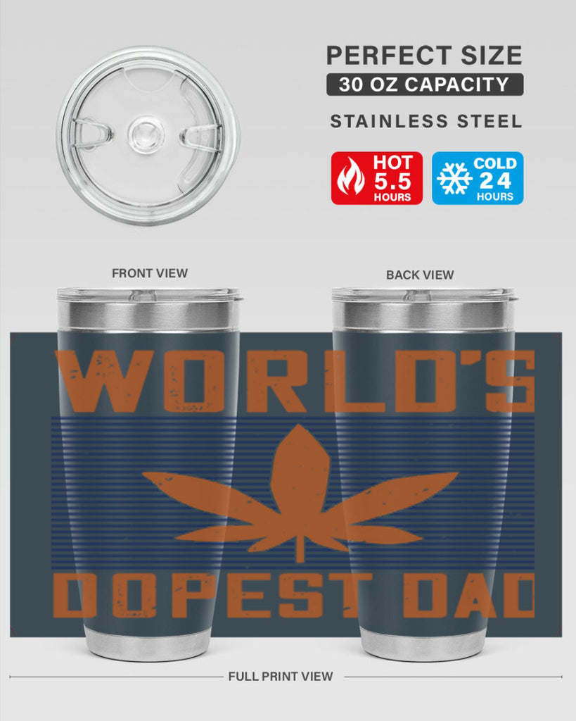 worlds dopest dad 148#- fathers day- Tumbler