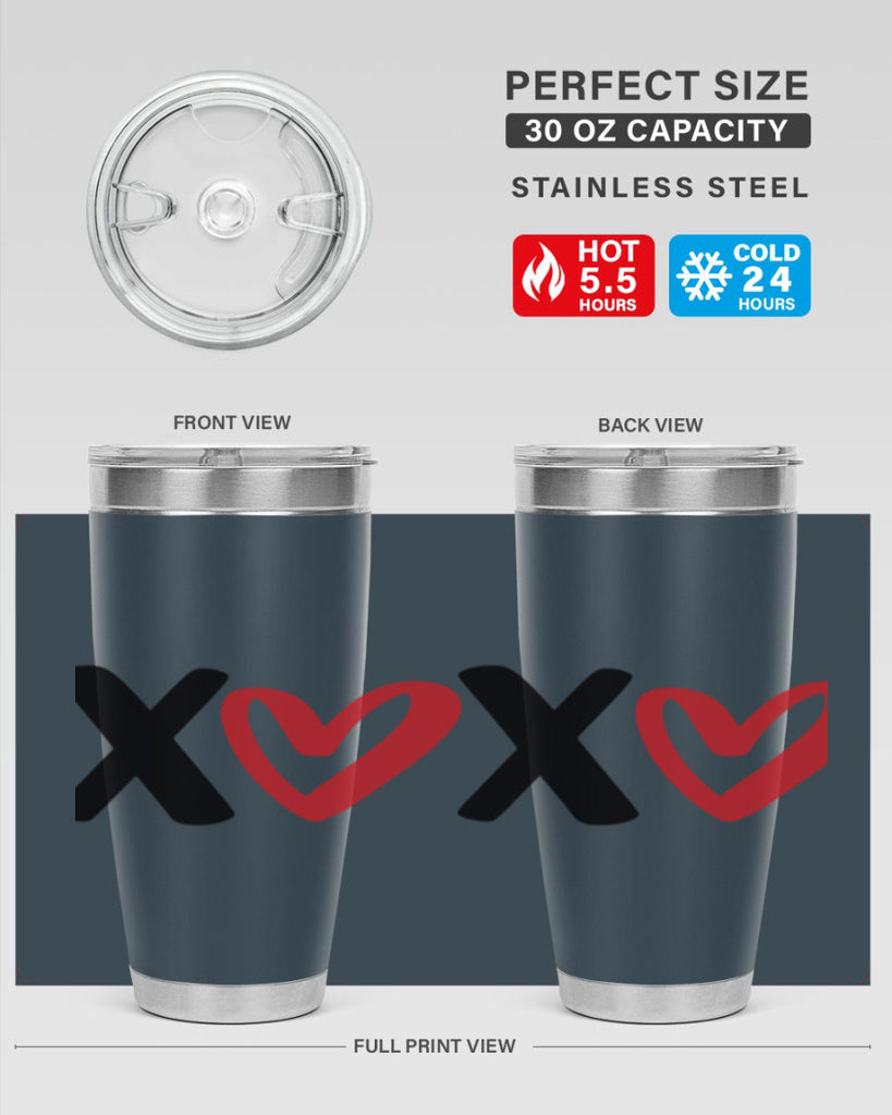 xoxo 12#- valentines day- Tumbler