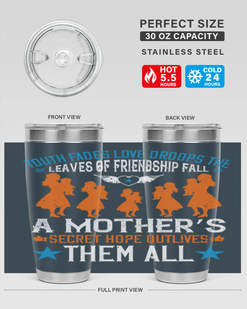 youth fades love droops 9#- mothers day- Tumbler