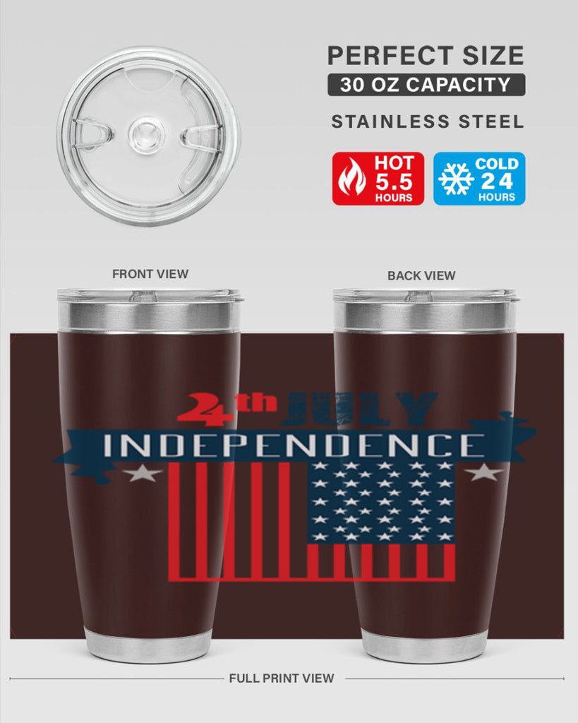 4th July Independent Style 65#- Fourt Of July- Tumbler
