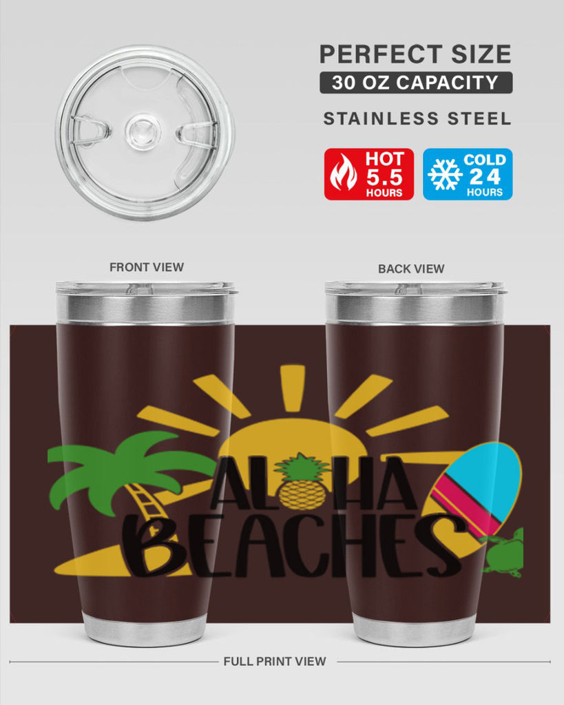 Aloha Beaches Style 55#- summer- Tumbler