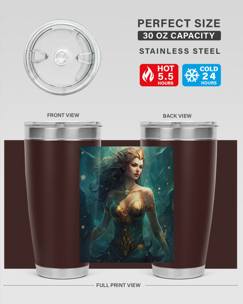 Aquarius 52#- zodiac- Tumbler