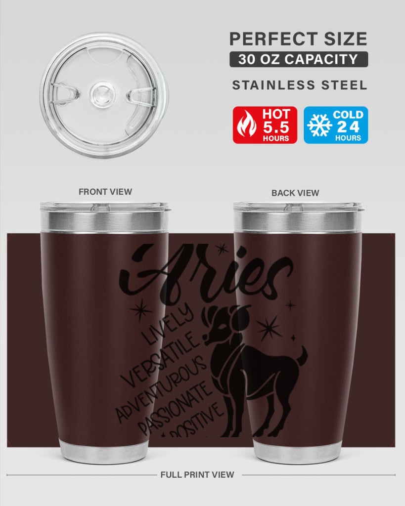 Aries 100#- zodiac- Tumbler